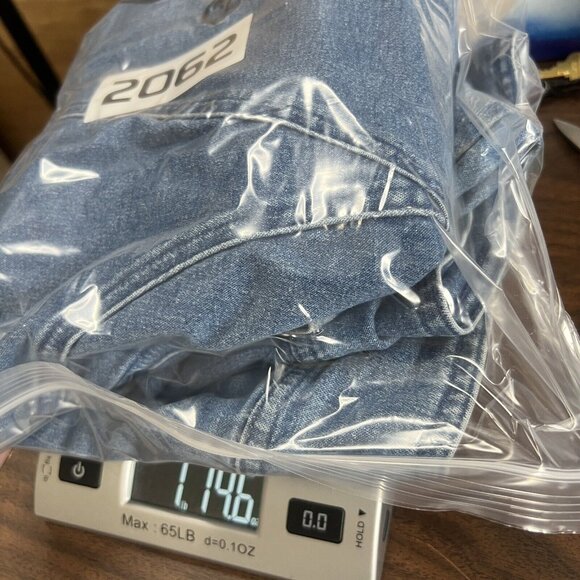 Harley-Davidson Ladies Medium Blue Stretchy Medium Wash Snap Closure Jean Jacket - Picture 7 of 8